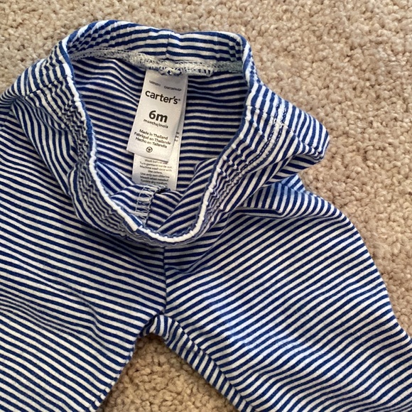 Carters bundle 6mo safari animal woodland animal stripe pant lot bundle - Picture 7 of 7
